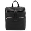 Front View Of The Black Mens Backpack