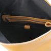 Internal Zip Pocket View Of The Caramel Mens Backpack