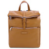 Front View Of The Caramel Mens Backpack