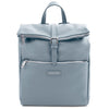 Front View Of The Light Blue Mens Backpack