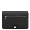 Mens Leather Wristlet Bag featuring premium matte full-grain leather and secure zipper pocket for storage.