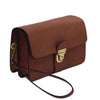 Mens Leather Wristlet Bag crafted from premium matte full-grain leather with sleek design and practical organization.
