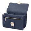 Mens Leather Wristlet Bag with two compartments and zipper opening, crafted from premium vegetable-tanned leather.