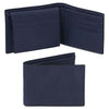 Mens Trifold Leather Wallet featuring premium matte full-grain leather and multiple card slots and compartments.
