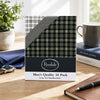 Mens Quality 10 Pack Handkerchiefs, featuring premium cotton fabric and classic plaid design.