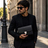 Oliver Mens Leather Wristlet Bag