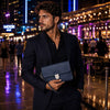 Oliver Mens Leather Wristlet Bag