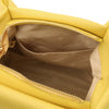 Internal PocketView Of The Pastel Yellow Womens Bag