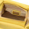 Internal Zip PocketView Of The Pastel Yellow Womens Bag