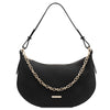 Front View Of The Black Over The Shoulder Bag