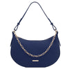 Front View Of The Dark Blue Over The Shoulder Bag