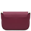 Rear View Of The Plum Over The Shoulder Handbag
