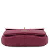 Underneath View Of The Plum Over The Shoulder Handbag
