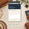 Printable Travel Planner and Packing Checklist PDF cover with 40 pages of organization for travel.