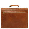 Rear View Of The Natural Professional Leather Briefcase