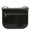 Rear View Of The Black Saddle Handbag