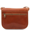 Rear View Of The Honey Saddle Handbag