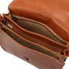 Internal Compartment View Of The Honey Saddle Handbag