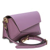 Angled And Shoulder Strap View Of The Lilac Shoulder Bags For Women