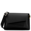Front View Of The Black Shoulder Bags For Women