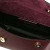 Internal Compartment View Of The Bordeaux  Shoulder Bag For Ladies