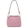 Rear View Of The Ballet Pink Small Leather Handbag