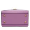 Underneath View Of The Lilac Small Leather Shoulder Bag
