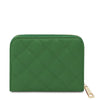 Rear View Of The Green Small Zip Around Wallet