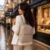 Dedalo Woven Leather Backpack