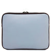 Luxury Soft Leather Tablet Case in Light Blue made from premium pebbled leather with a durable design.
