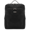 Front View Of The Black Stylish Laptop Backpack
