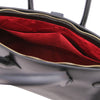 Internal Pocket  View Of The Black Ladies Handbag