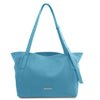 Front View Of The Azure Shopper Bag