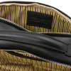 Rear Pocket View Of The Black Toiletry Bag