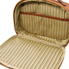 Open Compartment View Of The Natural Toiletry Bag