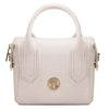 Front View Of The White Tote Handbag