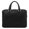 Rear View Of The Black Business Laptop Bag