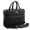 Angled View Of The Black Business Laptop Bag