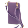 Rear View Of The Green Wallet And Phone HolderView Of The Lilac Wallet And Phone Holder