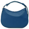 Rear View Of The Denim Womens Leather Hobo Bag