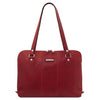 Front View Of The Red Women's Business Bag