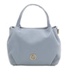 Front View Of The Light Blue Womens Bag