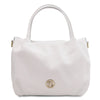 Front View Of The White Womens Bag