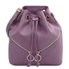 Front View Of The Lilac Womens Bucket Bag