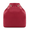 Rear View Of The Pink Womens Bucket Bag