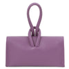 Rear View Of The Lilac Womens Leather Clutch