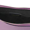 Internal Pocket View Of The Lilac Womens Leather Tote Handbag