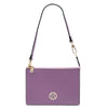 Front View Of The Lilac Womens Leather Tote Handbag