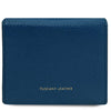 Womens Leather Wallet featuring pebbled leather and a stylish compact design.