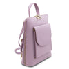 Angled View Of The Lilac Womens Small Backpack